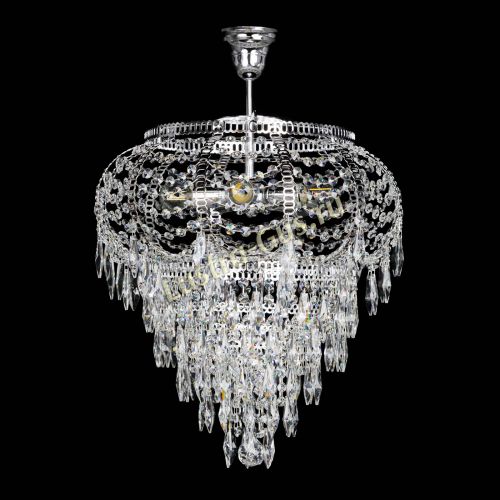 Люстра Альфа №5 с подвесом в Новокузнецке Гусь Хрустальный