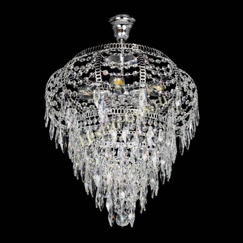 Люстра Альфа №5 с подвесом в Новокузнецке Гусь Хрустальный