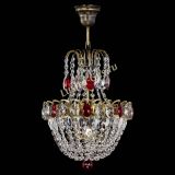 Люстра Астра №1 с подвесом под бронзу Красная в Новокузнецке Люстра Астра №1 с подвесом под бронзу Красная в Новокузнецке