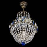 Люстра Астра №1 с подвесом под бронзу Синяя в Новокузнецке Люстра Астра №1 с подвесом под бронзу Синяя в Новокузнецке