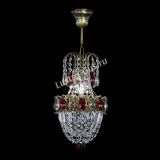 Люстра Астра №1 узкая красная под бронзу в Новокузнецке