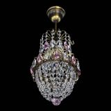 Люстра Астра №1 узкая розовая под бронзу в Новокузнецке Люстра Астра №1 узкая розовая под бронзу в Новокузнецке