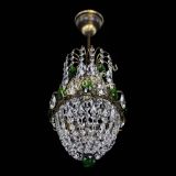 Люстра Астра №1 узкая зеленая под бронзу в Новокузнецке Люстра Астра №1 узкая зеленая под бронзу в Новокузнецке