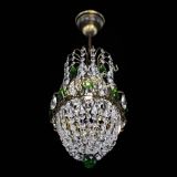 Люстра Астра №1 узкая зеленая под бронзу в Новокузнецке Люстра Астра №1 узкая зеленая под бронзу в Новокузнецке