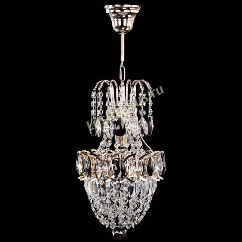 Люстра Астра №1 узкая черная в Новокузнецке Гусь Хрустальный