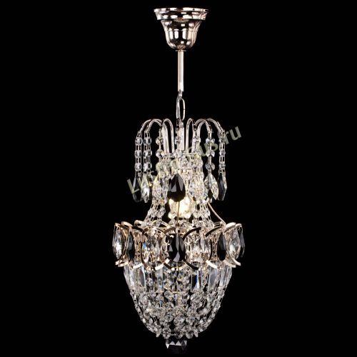 Люстра Астра №1 узкая черная в Новокузнецке Гусь Хрустальный