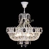 Люстра Астра Белая с подвесом черная в Новокузнецке Люстра Астра Белая с подвесом черная в Новокузнецке