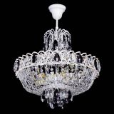 Люстра Астра Белая с подвесом черная в Новокузнецке Люстра Астра Белая с подвесом черная в Новокузнецке