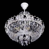 Люстра Астра Белая с подвесом черная в Новокузнецке Люстра Астра Белая с подвесом черная в Новокузнецке