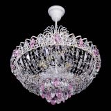 Люстра Астра Белая с подвесом розовая в Новокузнецке