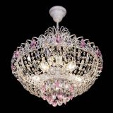 Люстра Астра Белая с подвесом розовая в Новокузнецке
