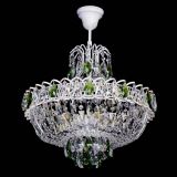 Люстра Астра Белая с подвесом зеленая в Новокузнецке Люстра Астра Белая с подвесом зеленая в Новокузнецке