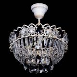 Люстра Астра Бутон №1 Черная - белая с подвесом в Новокузнецке