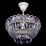 Люстра Астра Бутон №1 Фиолетовая - белая с подвесом в Новокузнецке