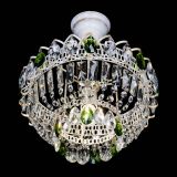 Люстра Астра Бутон №1 Зеленая - белая с подвесом  в Новокузнецке