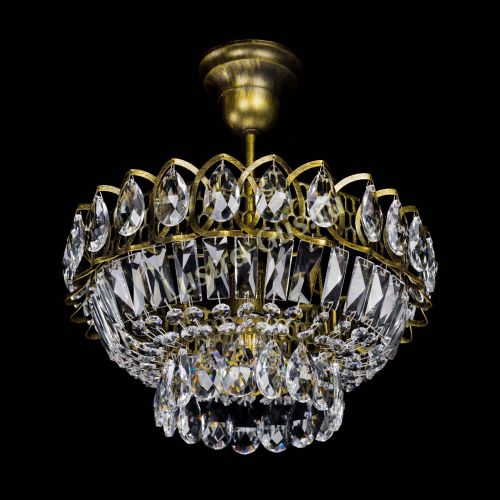 Люстра Астра Бутон №1 с подвесом под бронзу в Новокузнецке Гусь Хрустальный