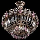 Люстра Астра Бутон №1 с подвесом Розовая в Новокузнецке