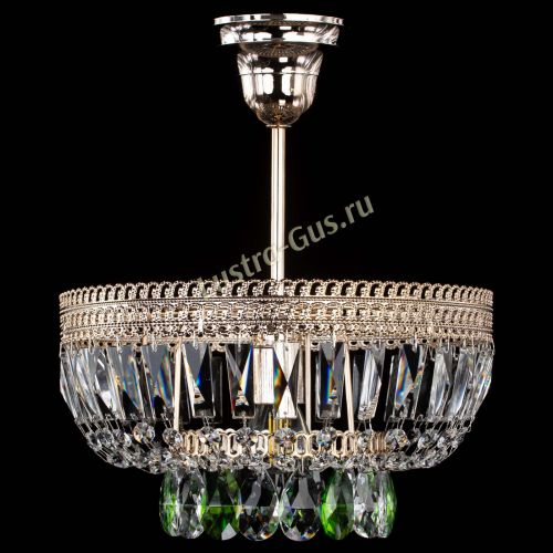 Люстра Астра Флоренция №1 мини зеленая в Новокузнецке Гусь Хрустальный