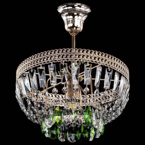 Люстра Астра Флоренция №1 мини зеленая в Новокузнецке Гусь Хрустальный