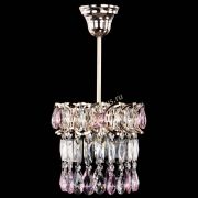 Люстра Астра пластинка №1 розовая