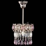 Люстра Астра пластинка №1 розовая в Новокузнецке