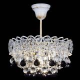 Люстра Астра шар №1 Черная белая в Новокузнецке