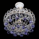 Люстра Астра шар №1 Фиолетовая белая в Новокузнецке