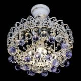 Люстра Астра шар №1 Фиолетовая белая в Новокузнецке