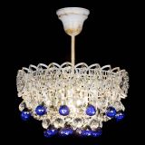 Люстра Астра шар №1 Синяя белая в Новокузнецке Люстра Астра шар №1 Синяя белая в Новокузнецке