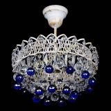 Люстра Астра шар №1 Синяя белая в Новокузнецке Люстра Астра шар №1 Синяя белая в Новокузнецке