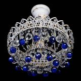 Люстра Астра шар №1 Синяя белая в Новокузнецке Люстра Астра шар №1 Синяя белая в Новокузнецке