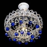 Люстра Астра шар №1 Синяя белая в Новокузнецке Люстра Астра шар №1 Синяя белая в Новокузнецке