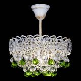 Люстра Астра шар №1 Зеленая белая в Новокузнецке Люстра Астра шар №1 Зеленая белая в Новокузнецке