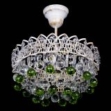 Люстра Астра шар №1 Зеленая белая в Новокузнецке Люстра Астра шар №1 Зеленая белая в Новокузнецке