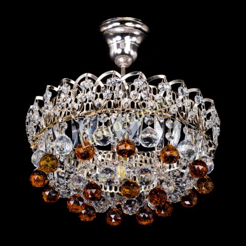 Люстра Астра шар чайная 1 лампа в Новокузнецке Гусь Хрустальный