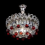 Люстра Астра шар красная 1 лампа в Новокузнецке Люстра Астра шар красная 1 лампа в Новокузнецке