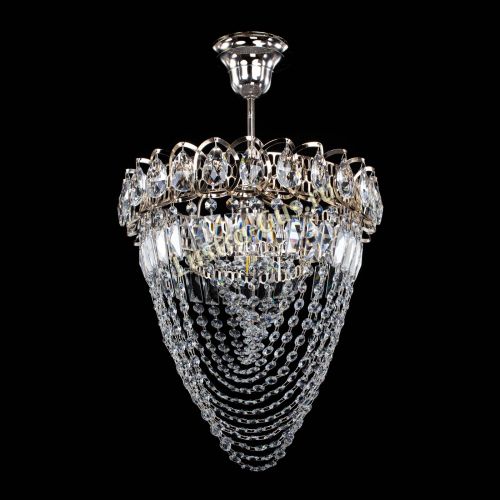 Люстра Астра Водоворот с подвесом №1 в Новокузнецке Гусь Хрустальный