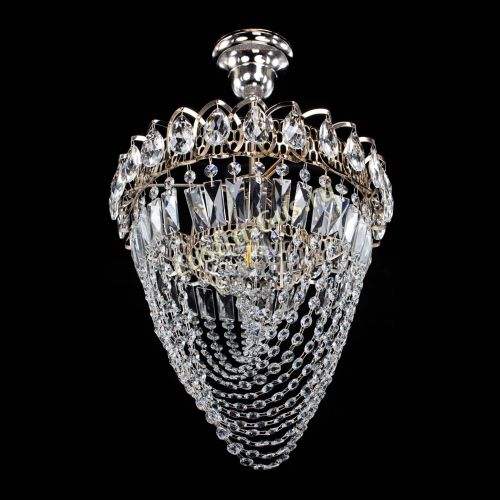 Люстра Астра Водоворот с подвесом №1 в Новокузнецке Гусь Хрустальный