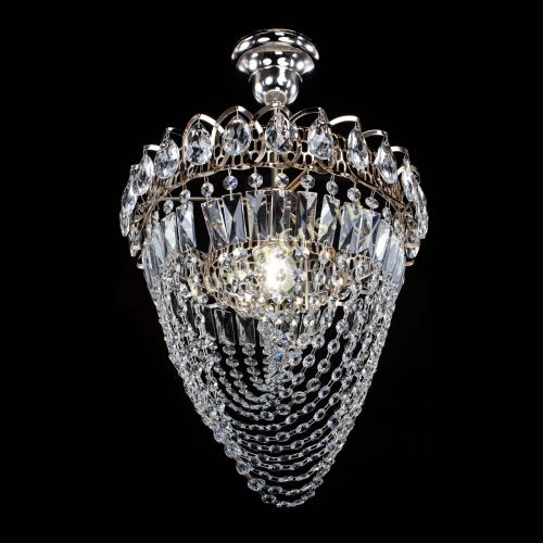 Люстра Астра Водоворот с подвесом №1 в Новокузнецке Гусь Хрустальный