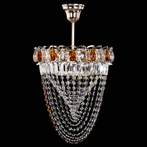 Люстра Астра Водоворот с подвесом №1 чайная в Новокузнецке Гусь Хрустальный