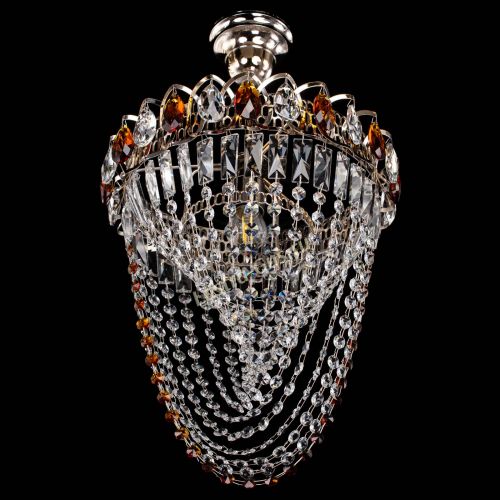 Люстра Астра Водоворот с подвесом №1 чайная в Новокузнецке Гусь Хрустальный