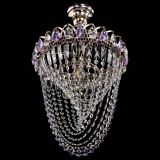 Люстра Астра Водоворот с подвесом №1 фиолетовая в Новокузнецке