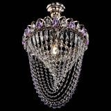 Люстра Астра Водоворот с подвесом №1 фиолетовая в Новокузнецке