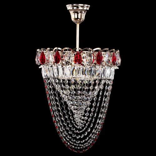 Люстра Астра Водоворот с подвесом №1 красная в Новокузнецке Люстра Астра Водоворот с подвесом №1 красная в Новокузнецке