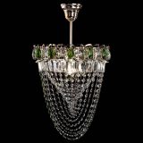 Люстра Астра Водоворот с подвесом №1 зеленая в Новокузнецке