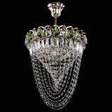 Люстра Астра Водоворот с подвесом №1 зеленая в Новокузнецке