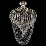 Люстра Астра Водоворот с подвесом №1 зеленая в Новокузнецке