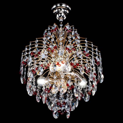 Люстра Брызги шампанского Рябина в Новокузнецке Гусь Хрустальный