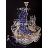 Люстра Черная Жемчужина синяя в Новокузнецке Люстра Черная Жемчужина синяя в Новокузнецке