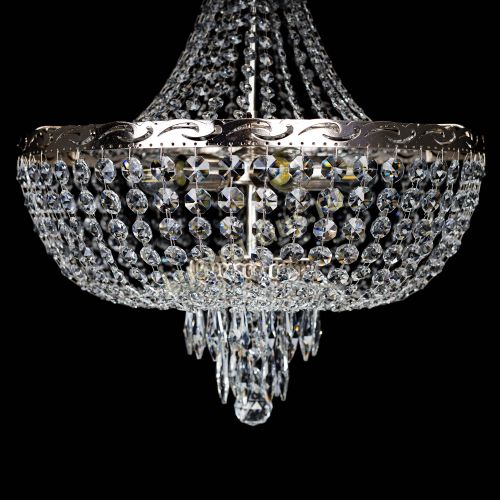 Люстра Диана №5 с подвесом в Новокузнецке Гусь Хрустальный